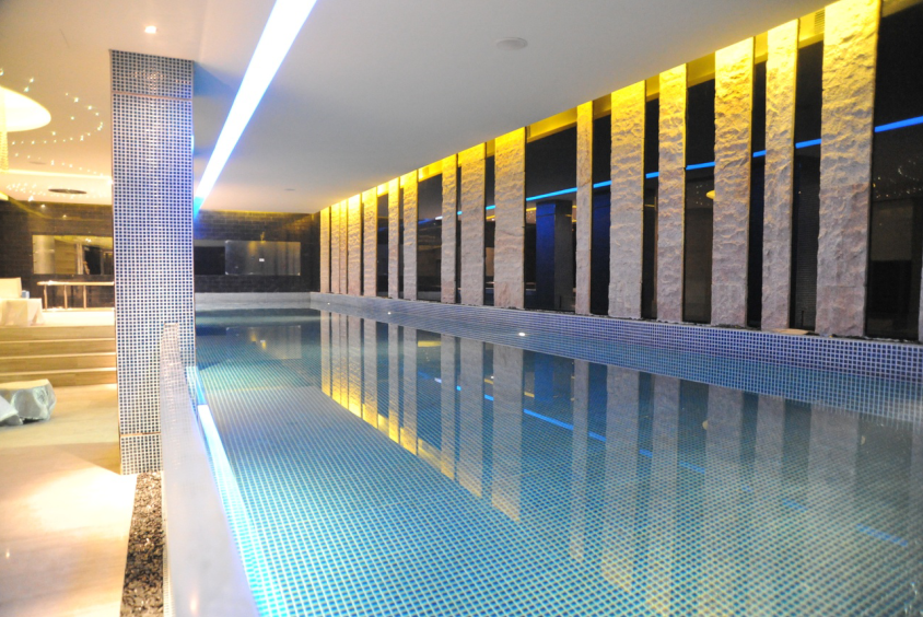 別墅室內(nèi)游泳池，別墅游泳池，別墅泳池設(shè)計