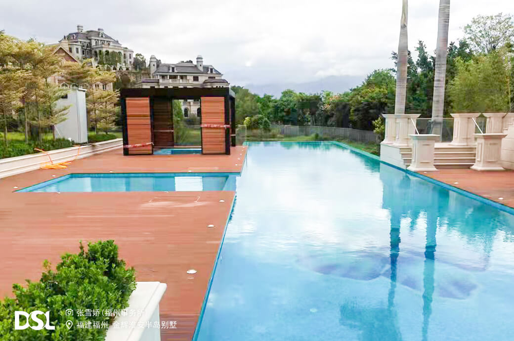 別墅泳池，室外泳池