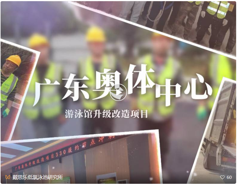 戴思樂集團(tuán)打造的廣東奧體中心游泳跳水館，獲央視CCTV-13專題報(bào)道